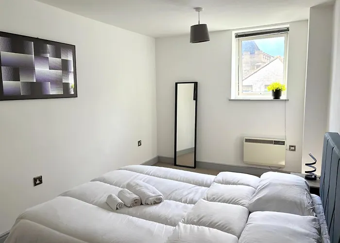 公寓 City Centre 2 Bed Flat With Disable Access 2 Bath Flat - Balcony And View 约克